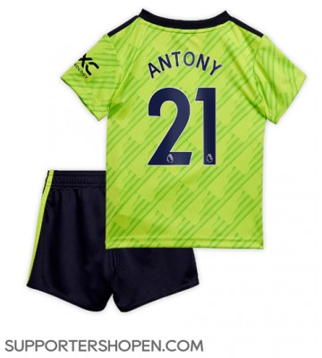 Manchester United Antony #21 Tredje tröja Barn 2022-23 Kortärmad (+ korta byxor)